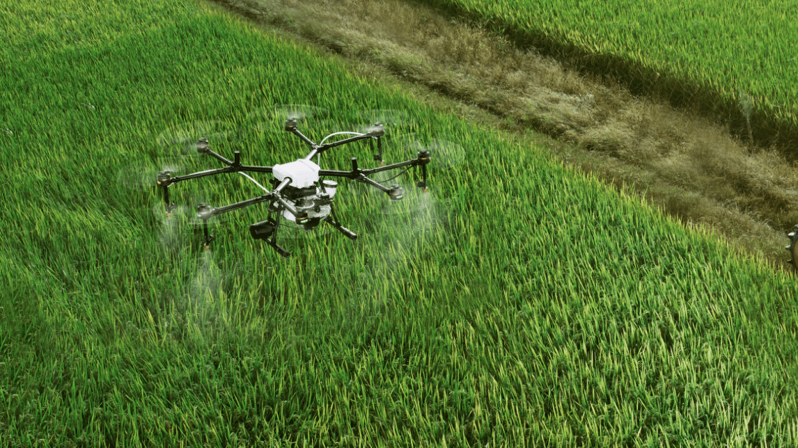 Den digitale virksomhed - drone over mark - LandboNord