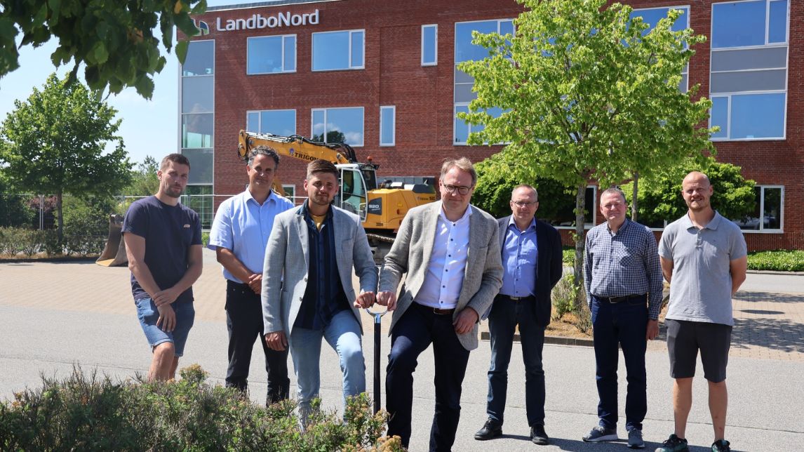 Første spadestik byggeri LandboNord